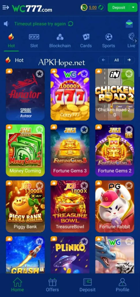 Wc777 Game