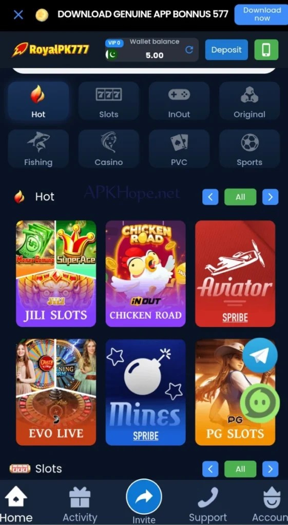 RoyalPK777 Game
