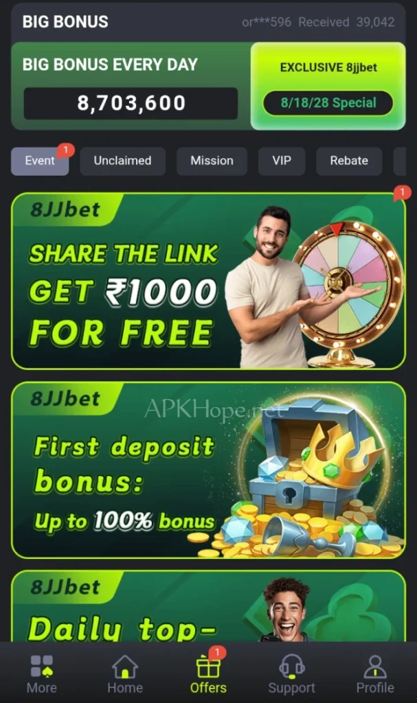 8JJBet Game