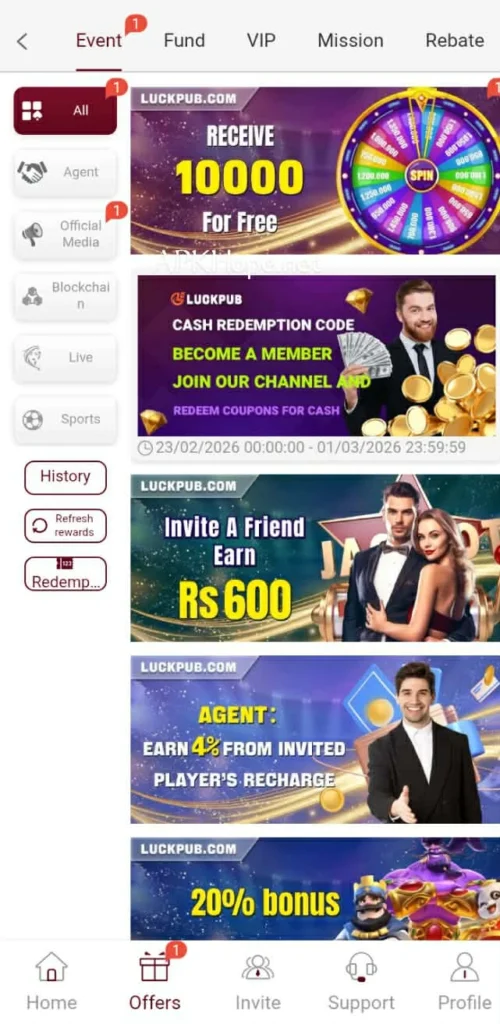 LUCKPUB Game