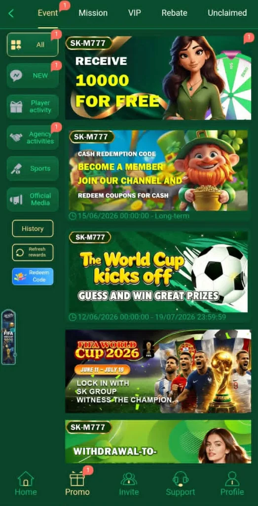 SK M777 Game 
