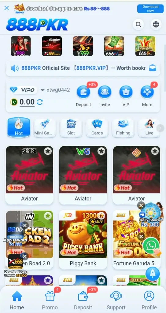 888PKR Game 